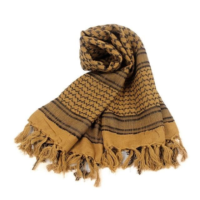 Keffiyeh Shemagh Arab Scarf Shawl Neck Cover H
