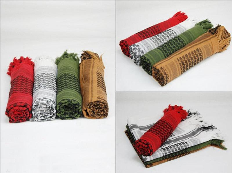 Keffiyeh Shemagh Arab Scarf Shawl Neck Cover H