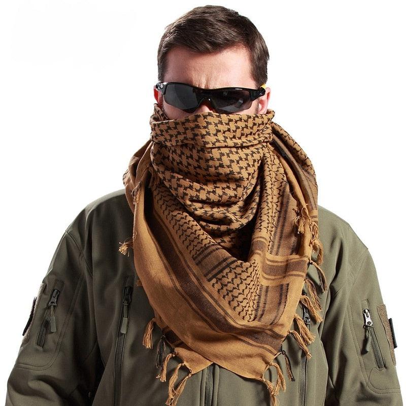 Keffiyeh Shemagh Arab Scarf Shawl Neck Cover H
