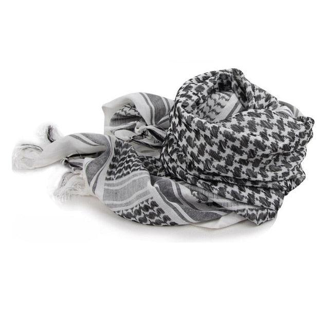 Keffiyeh Shemagh Arab Scarf Shawl Neck Cover H