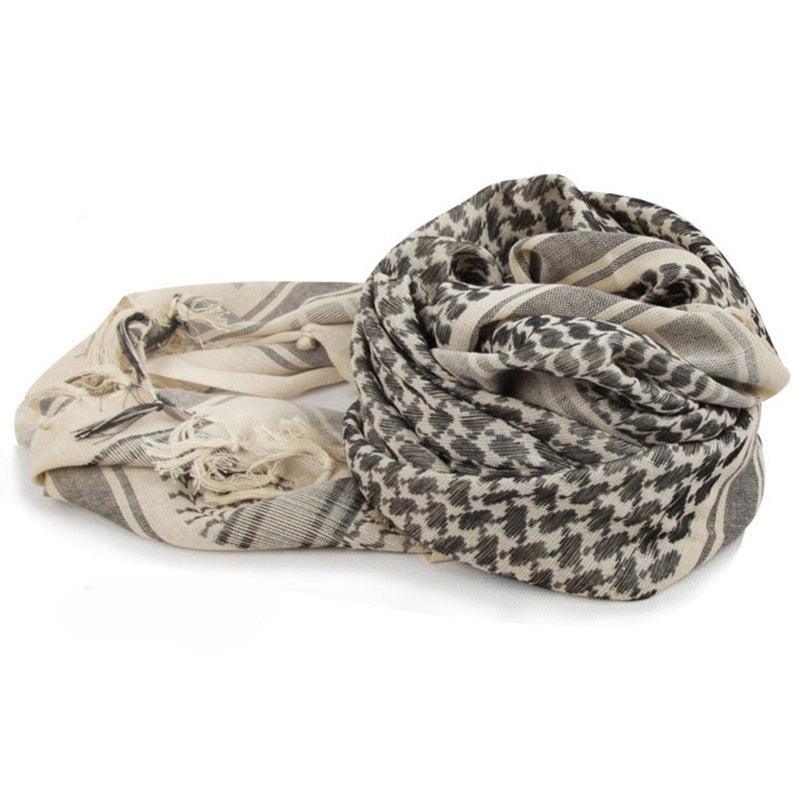Keffiyeh Shemagh Arab Scarf Shawl Neck Cover H