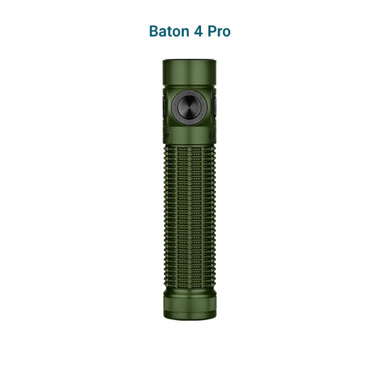 Baton 4 Pro EDC flashlight 1500 1600 Lumens OD Green