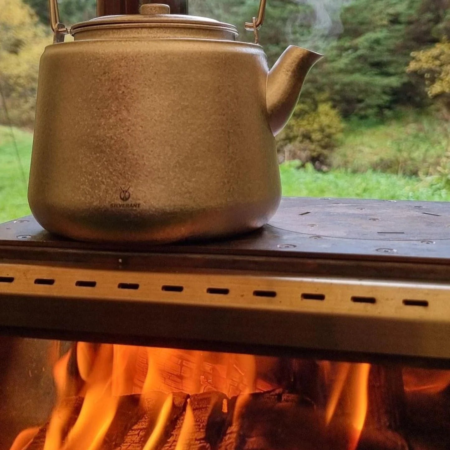 Titanium 900ml / 30.43 fl oz Bushcraft Kettle - Crystallized
