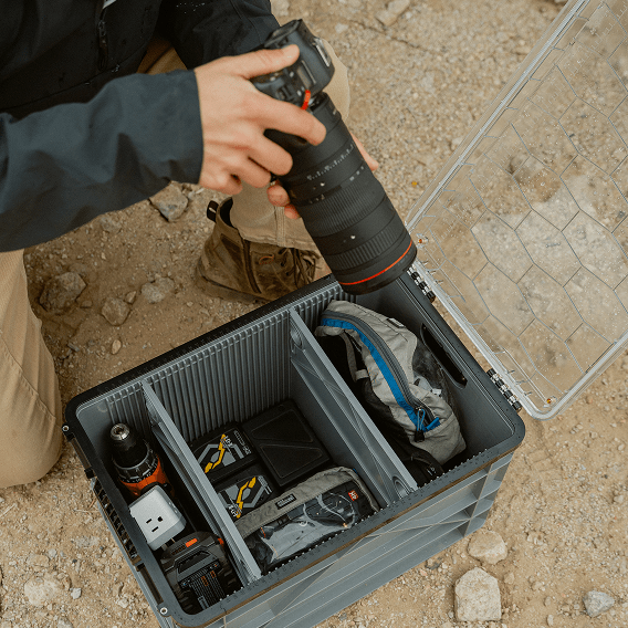 SidioCrate Full-Size Weather-Resistant Storage Crate