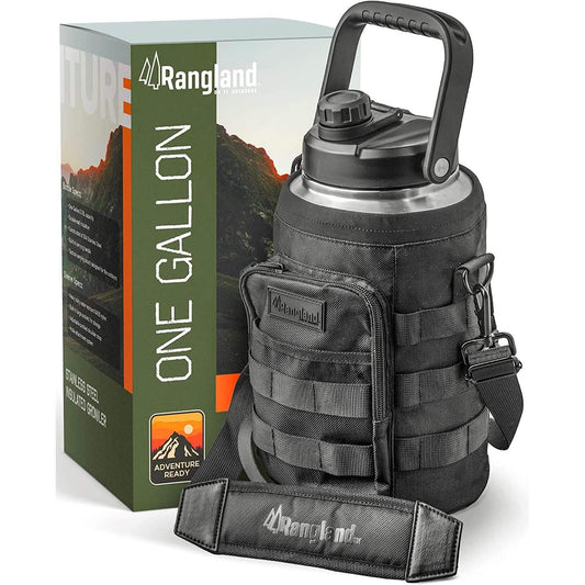 1-Gallon Insulated Stainless Steel Growler with Carry Bag