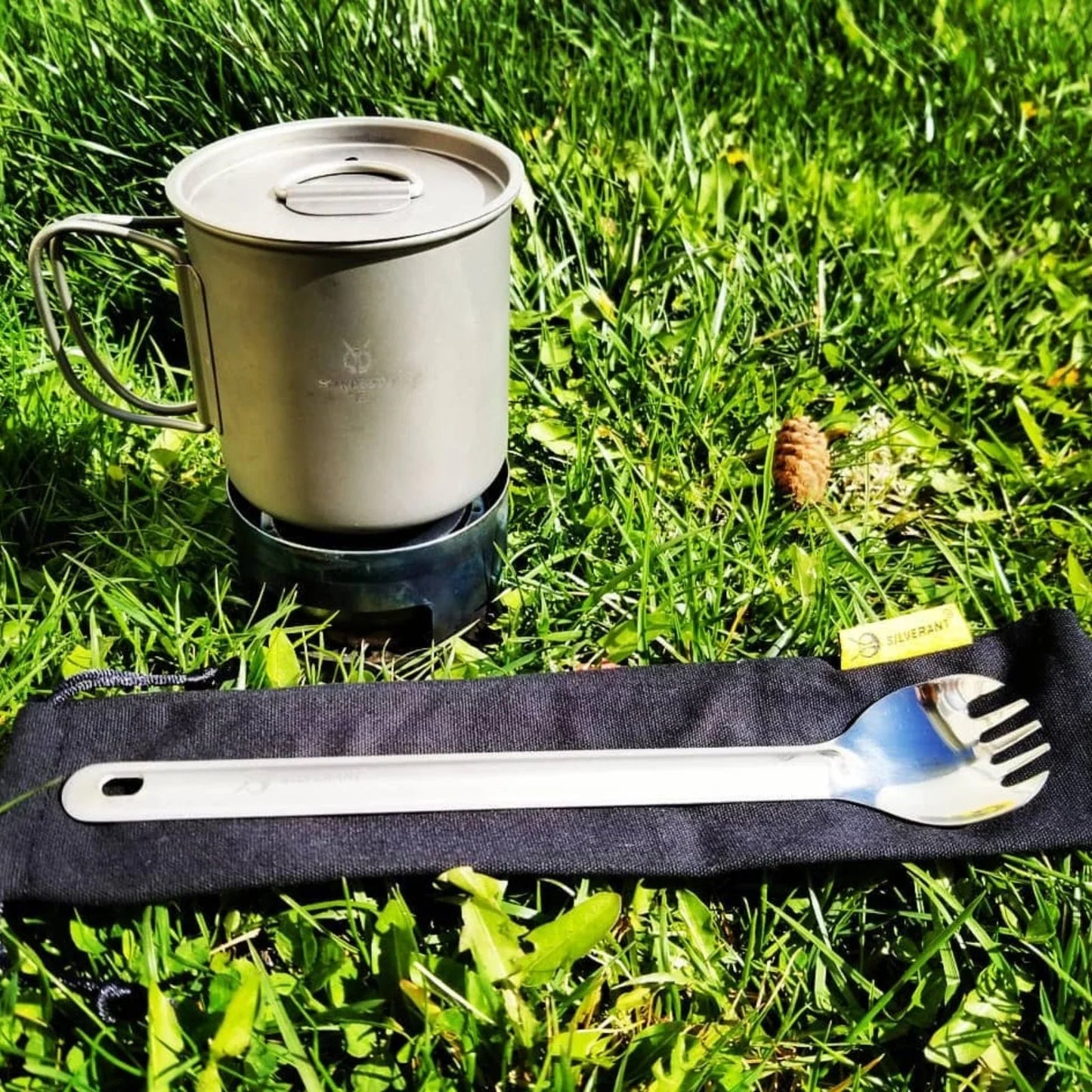 Long Handle Titanium Spork