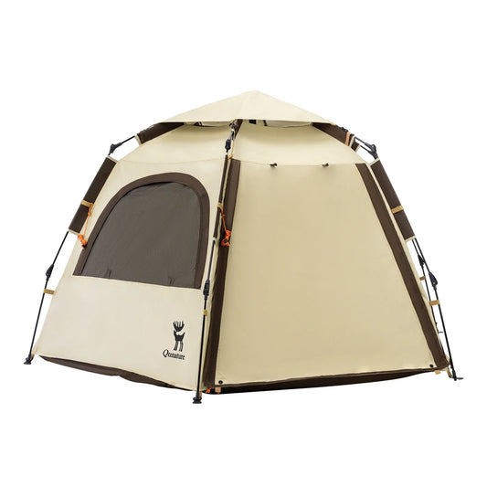 Quick Setup Hexagonal Tent – 2–4 Person