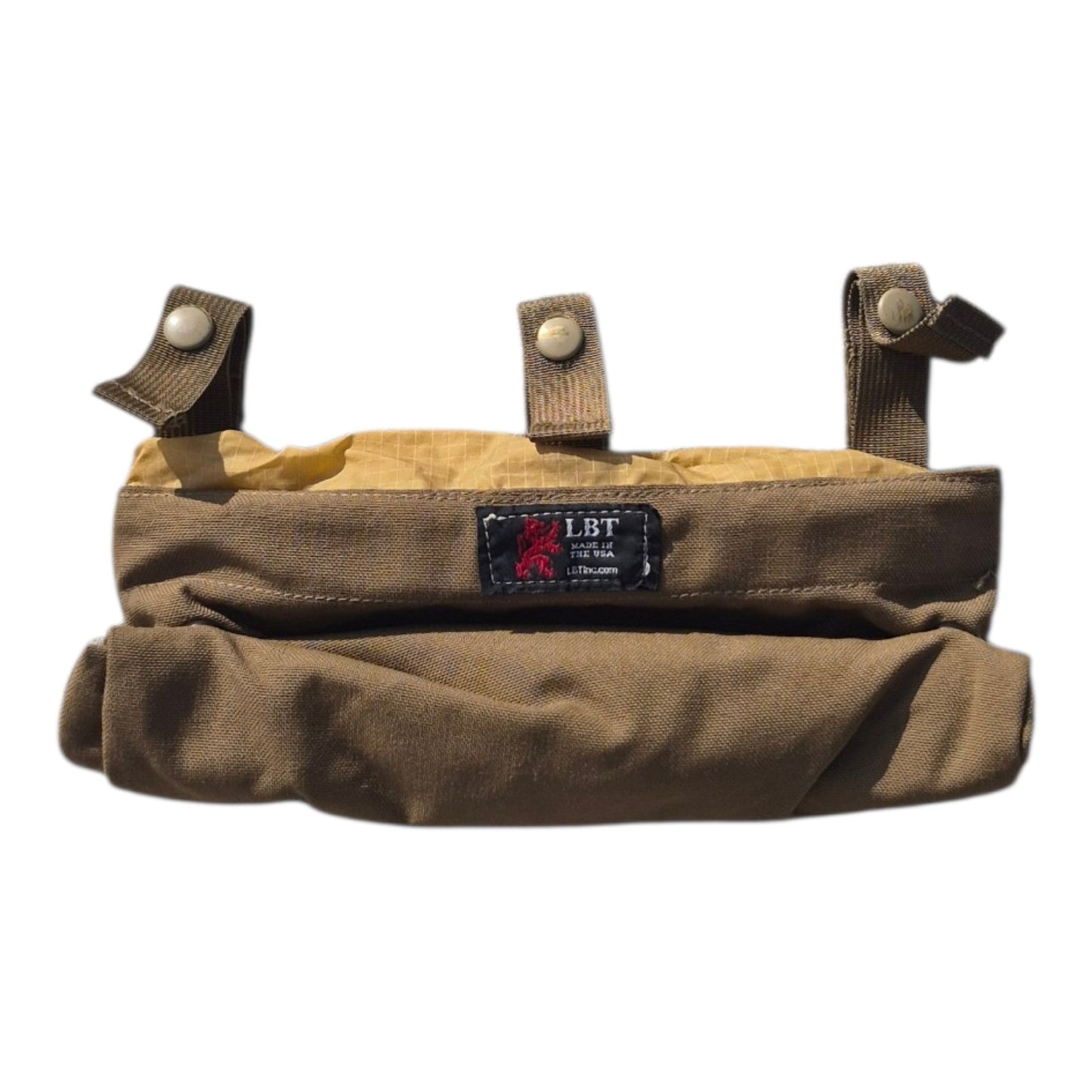LBT USMC LBT-2616A Coyote Mag Dump Pouch Medium Roll-Up Issued condition
