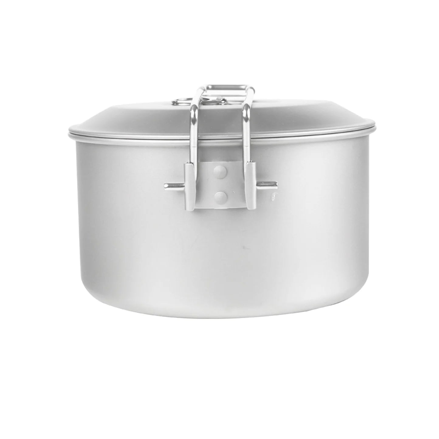 2-Piece Titanium Pot & Pan Camping Cookware Set