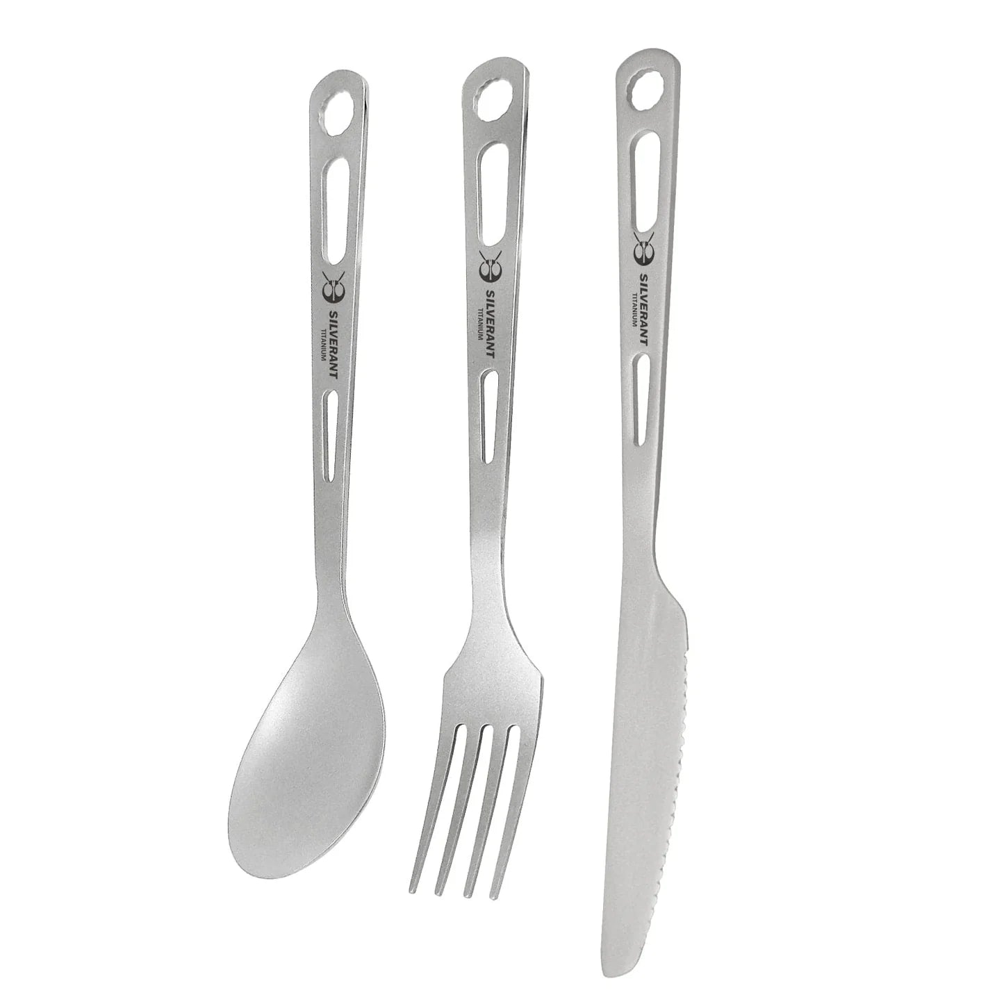 Titanium 3-Piece Cutlery Set (Knife, Fork and Spoon)