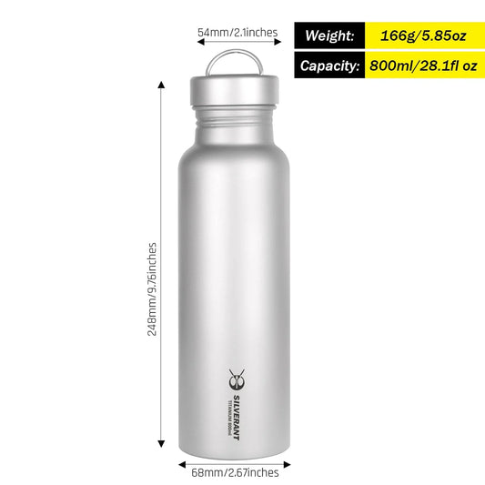 Titanium Water Bottle – 800 ml