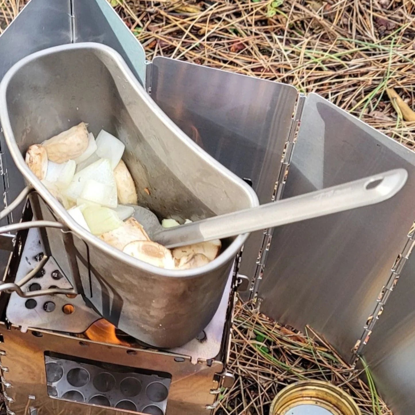 Long Handle Titanium Spork