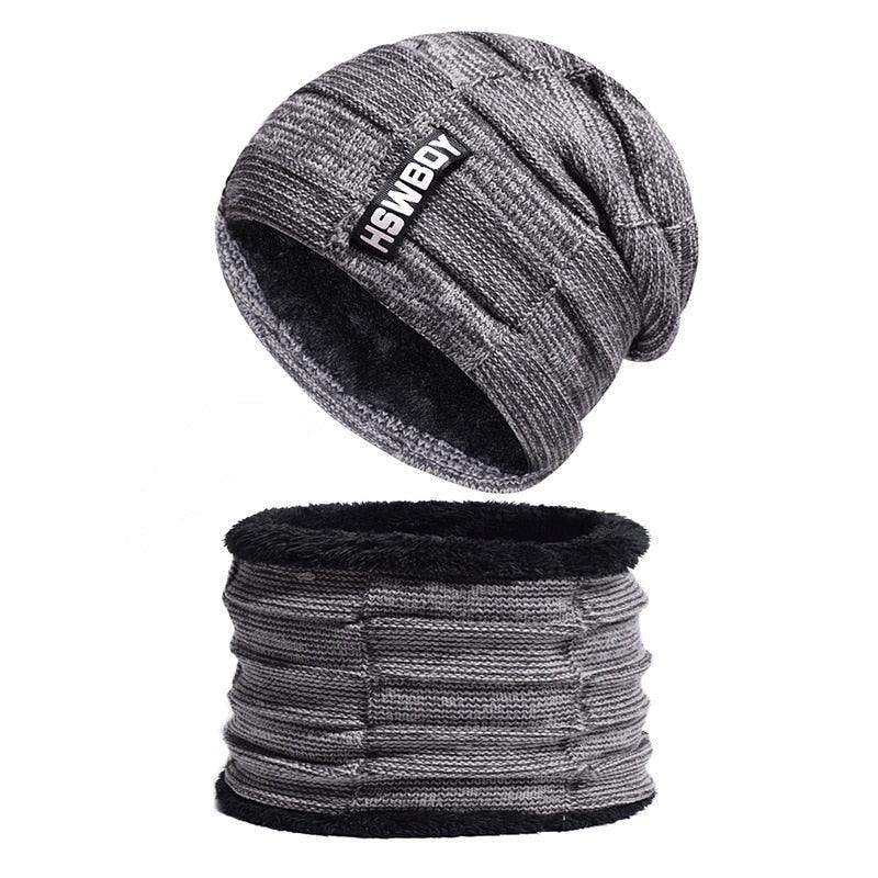 Skellies Beanie Hat with Neck Warmer