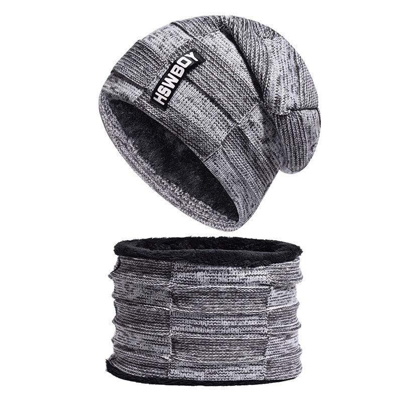 Skellies Beanie Hat with Neck Warmer
