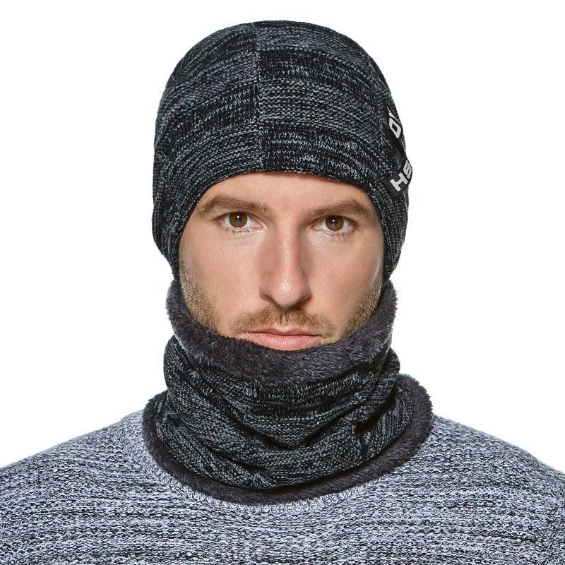 Skellies Beanie Hat with Neck Warmer