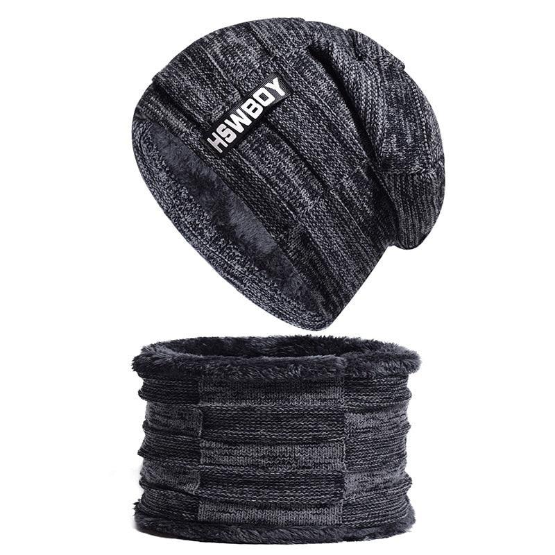Skellies Beanie Hat with Neck Warmer