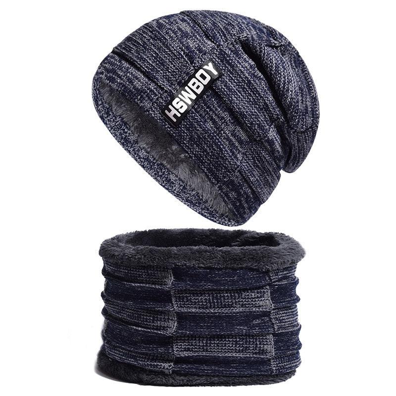 Skellies Beanie Hat with Neck Warmer